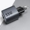 Ładowarka sieciowa do telefonu Forcell F-Energy GaN USB C + USB A QC4.0 PD 3A 33W VT-31 szara