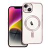 Futerał do iPhone 14 Electro Mag Cover zgodny z MagSafe złoty róż