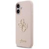 GUESS futerał do IPHONE 17 GUHCP17SSC4GSMP (Silicone W/ Big 4G Script) różowy