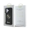 GUESS futerał do IPHONE 16 Plus GUHCP16MHG4SGK (Fixed Glitter Big 4G) czarny
