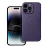 Futerał do iPhone 14 PRO MAX Silicone Mag Cover zgodny z MagSafe ciemnofioletowy