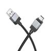 Kabel USB A do Micro USB Hoco 2,4A 1 m X110 czarny