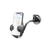 Uchwyt na telefon do samochodu uniwersalny Forcell F-Grip Oval 17 cm do szyby / deski / kratki czarny