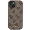GUESS futerał do IPHONE 15 GUHCP15SG4GFBR (4G Metal Logo) brązowy