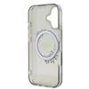 GUESS futerał do IPHONE 16 kompatybilny z MagSafe GUHMP16SHFWFCK (IML Flowers Wreath) czarny