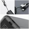 Wielofunkcyjna ładowarka Forcell F-Energy 6w1 USB A + USB C PD 45W + power bank 15000 mAh + ładowanie bezprzewodowe 15W czarna