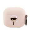 KARL LAGERFELD futerał do APPLE Airpods Pro KLAPRUNIKP (3D Sil NFT Karl) różowy