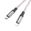 Kabel USB C do Lightning Hoco PD 20W 1 m U112 szary