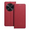 Etui z klapką na Xiaomi Redmi 14C Luna Book Carbon czerwone
