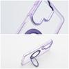 Etui na Samsung A57 Frame Circle Stand zgodne z MagSafe fioletowe