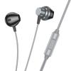 Słuchawki przewodowe douszne Jack 3,5 mm Hoco M125 szare