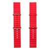 Pasek do zegarka 22 mm Titmo Strap S2 silicone czerwony