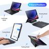 DUX DUCIS etui DK składane z klawiaturą bezprzewodową do SAMSUNG Tab S9/S9FE/S10FE czarne
