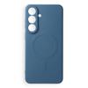 Etui na Samsung S26 FE Silicone Mag Cover zgodne z MagSafe (camera protection) niebieskie