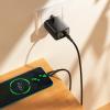 Kabel USB C do USB C Hoco 3A 60W 1 m X120 czarny