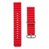 Pasek do zegarka 22 mm Titmo Strap S2 silicone czerwony