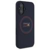 RED BULL futerał do IPHONE 16 kompatybilny z MagSafe RBHMP16S24SIILVR (Silicone red Ring) navy