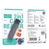 Czytnik kart SD / TF Hoco USB A 3.0 HB45 szary