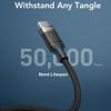 Kabel USB C do USB C VEGER PD 5A 100W 1,5 m CC02 czarny