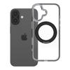 Etui na iPhone 17 Frame Circle Stand zgodne z MagSafe czarne