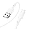 Kabel USB A do Micro USB Hoco 2,4A 1 m X83 biały