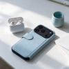 Etui z klapką na iPhone 17 PRO / 18 PRO Max Protect RFID jasnoniebieskie