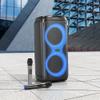 EOL HOCO głośnik bluetooth + 2 x bezprzewodowe mikrofony HA7 czarny