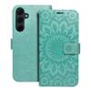 Etui z klapką na Samsung A35 5G Mezzo Book mandala zielony