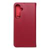 Etui z klapką na Samsung S25 PLUS Smart Pro Book skórzane bordowe