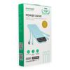 Powerbank 5V 3A 10000 mAh z wbudowanymi kablami USB A / USB C / Lightning / Micro USB Charmast W1148 zielony OINT