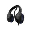 Słuchawki przewodowe nauszne Jack 3,5 mm HyperX Cloud Stinger PlayStation czarno niebieskie
