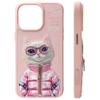 NIMMY futerał COOL&CUTE 2.0 Cat do IPHONE 15 Pro Max różowy