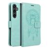 Etui z klapką na Samsung S23 FE Mezzo Book łapacz snów zielone