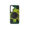 Etui na Samsung S25 Forcell F-Protect Levels Dual Layer 4D technology zgodne z MagSafe Military Drop-Test cyber green