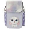 NIMMY torebka na telefon BIG EYED PET 2.0 Rabbit fioletowa