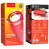 Głośnik bluetooth LED 2 x 5W 6h Hoco HC2 czerwony