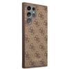 GUESS futerał do SAMSUNG S22 Ultra GUHCS22LG4GFBR (4G Metal Gold Logo) brązowy