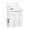 Kabel USB C do USB C PD QC3.0 3A 60W 1,5 m C263 zielony