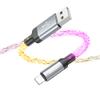 Kabel USB A do Lightning Hoco 2,4A 1 m U112 szary