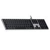 Klawiatura przewodowa USB C QWERTY Satechi Slim W3 Wired ST-UCSW3M szara