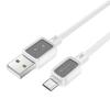 Kabel USB A do Micro USB Hoco 2,4A 1 m X108 biały