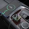 Ładowarka samochodowa Hoco USB A + USB C QC3.0 PD 30W  z transmiterem E81 czarny