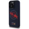 RED BULL futerał do IPHONE 16 Pro kompatybilny z MagSafe RBHMP16L24SIOLVR (Silicone ORBR20 Logo Red Lining) navy
