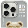 NIMMY futerał COOL&CUTE 2.0 Bear do IPHONE 15 Pro szary