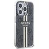 GUESS futerał do IPHONE 15 Pro Max GUHCP15XH4PSEGK (4G Gold  Stripe) czarny