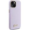 GUESS futerał do IPHONE 13 / 14 / 15 GUHCP15SPGMCSL (Glitter Glossy Script) liliowy