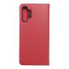 Etui z klapką na Samsung A13 4G Smart Pro Book skórzane bordowe