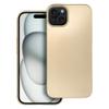 Futerał do iPhone 15 PLUS Metallic złoty