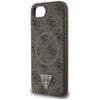 GUESS futerał do IPHONE 16e (SE 4 2025) kompatybilny z MagSafe GUHMPSE4P4TDPW (PU 4G RingTriangle Logo) brązowy
