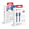 Kabel USB C do USB C Forcell F-Energy QC4.0 PD 5A 100W Cafule Color 1,2 m ACYH23 granatowy